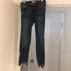Zara Woman Raw Hem Jeans US4